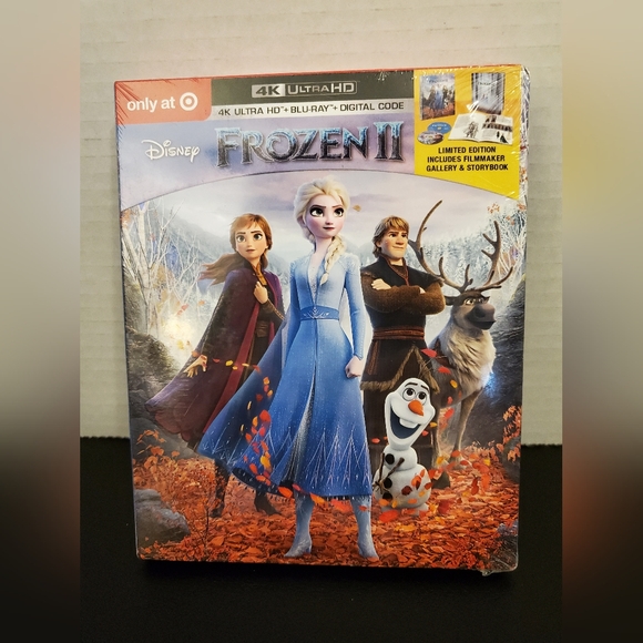 Disney Frozen II 4K Ultra HD Blu-ray Target Exclusive With Storybook - Picture 1 of 6